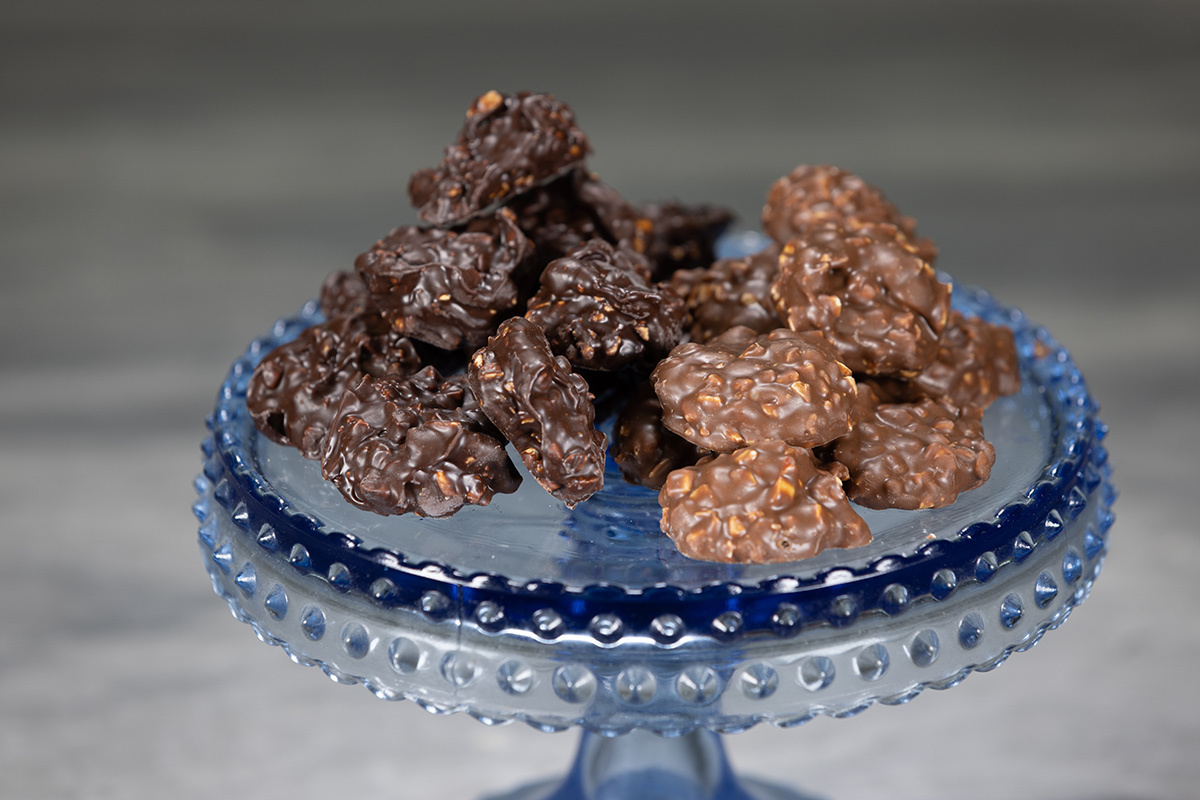 Sugar Free Chocolate Covered Peanut Clusters